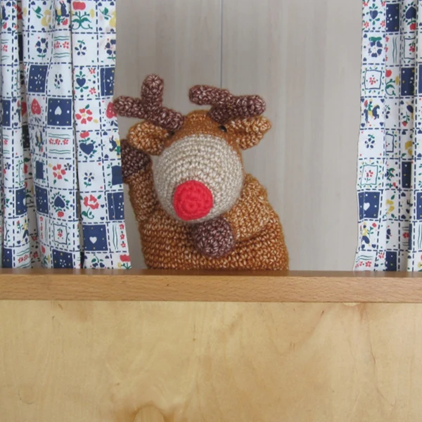 Häkelanleitung für Weihnachts-Handpuppen (digital)