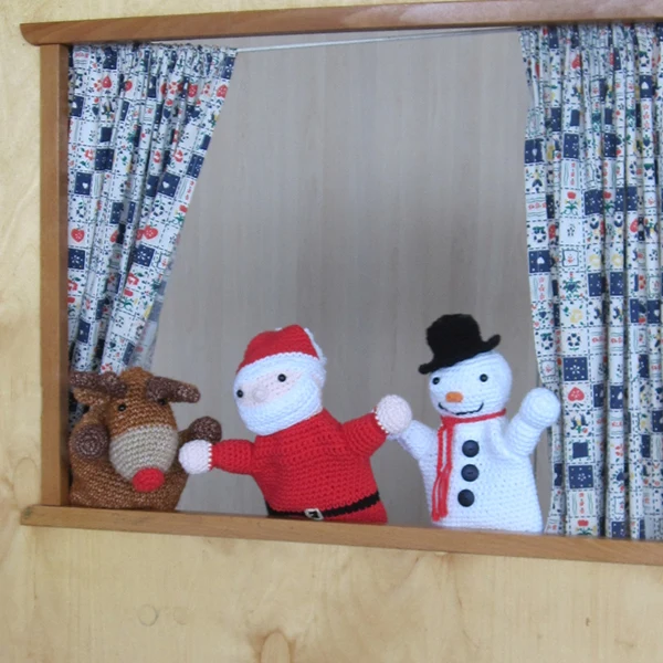 Häkelanleitung für Weihnachts-Handpuppen (digital)