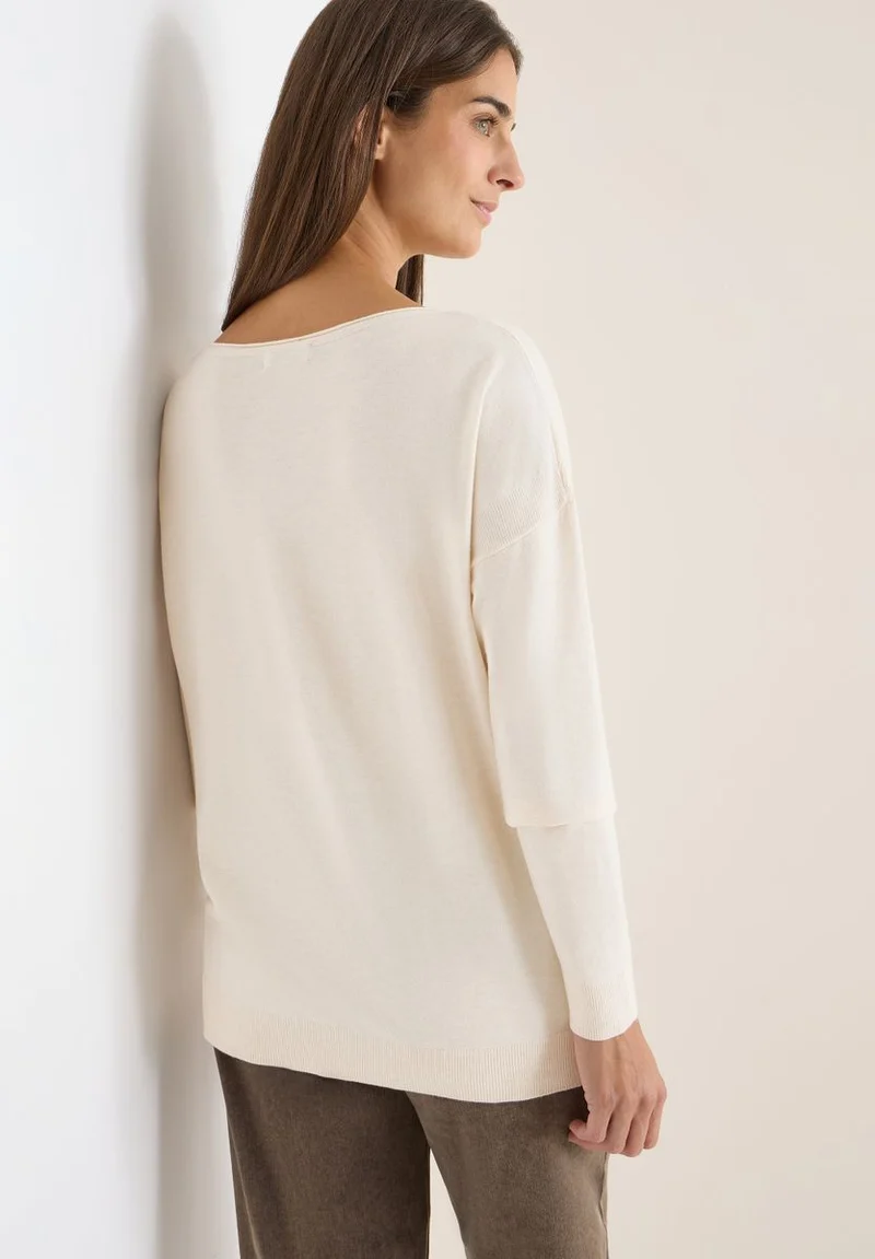 Pullover mit Strukturdetail