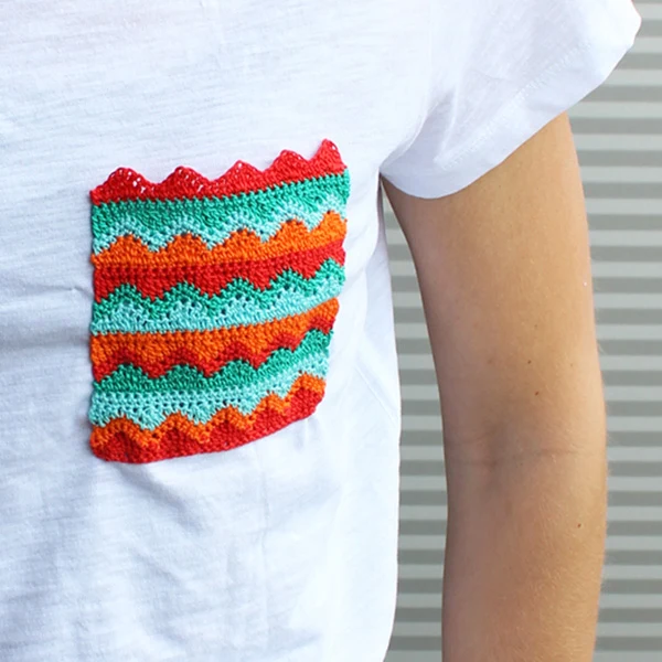 Häkelanleitung für ein T-Shirt-Täschchen (digital)