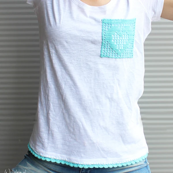 Häkelanleitung für ein T-Shirt-Täschchen (digital)