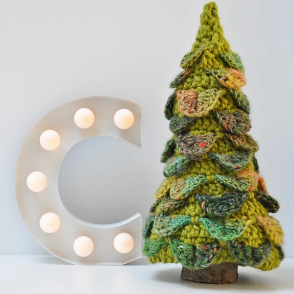 Häkelanleitung „Weihnachtsbaum“ im Krokodilstich (digital)