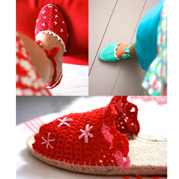 Häkelanleitung für Saskias Espadrilles (digital)