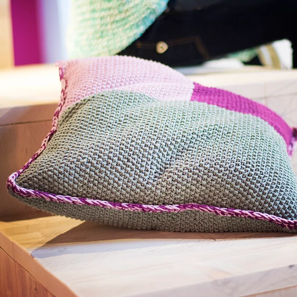 Strickanleitung „Cotton Mix 80“ – Kissen