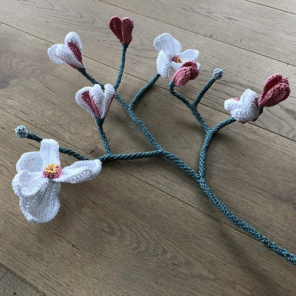 Häkelanleitung „Magnolienzweig“ (digital)