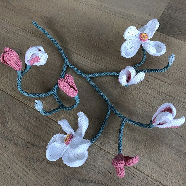 Häkelanleitung „Magnolienzweig“ (digital)