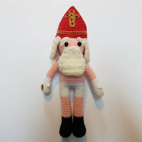 Häkelanleitung für eine Nikolaus-Ankleidepuppe (digital)