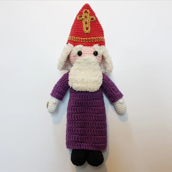 Häkelanleitung für eine Nikolaus-Ankleidepuppe (digital)