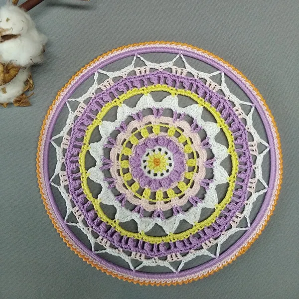 Häkelanleitung „Mandala Junoon“