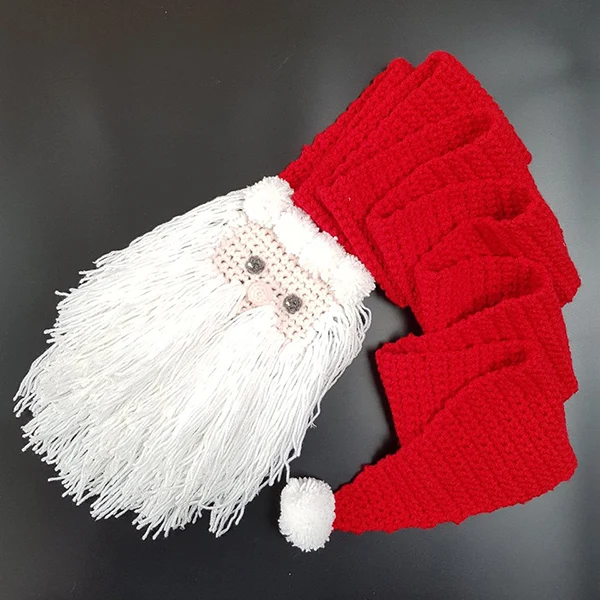 Häkelanleitung für Schal und Mütze zu Weihnachten (digital)