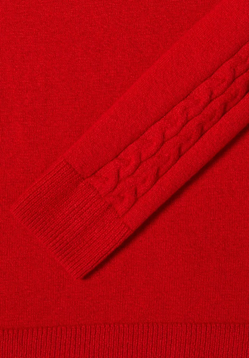 Pullover mit Strickdetail
