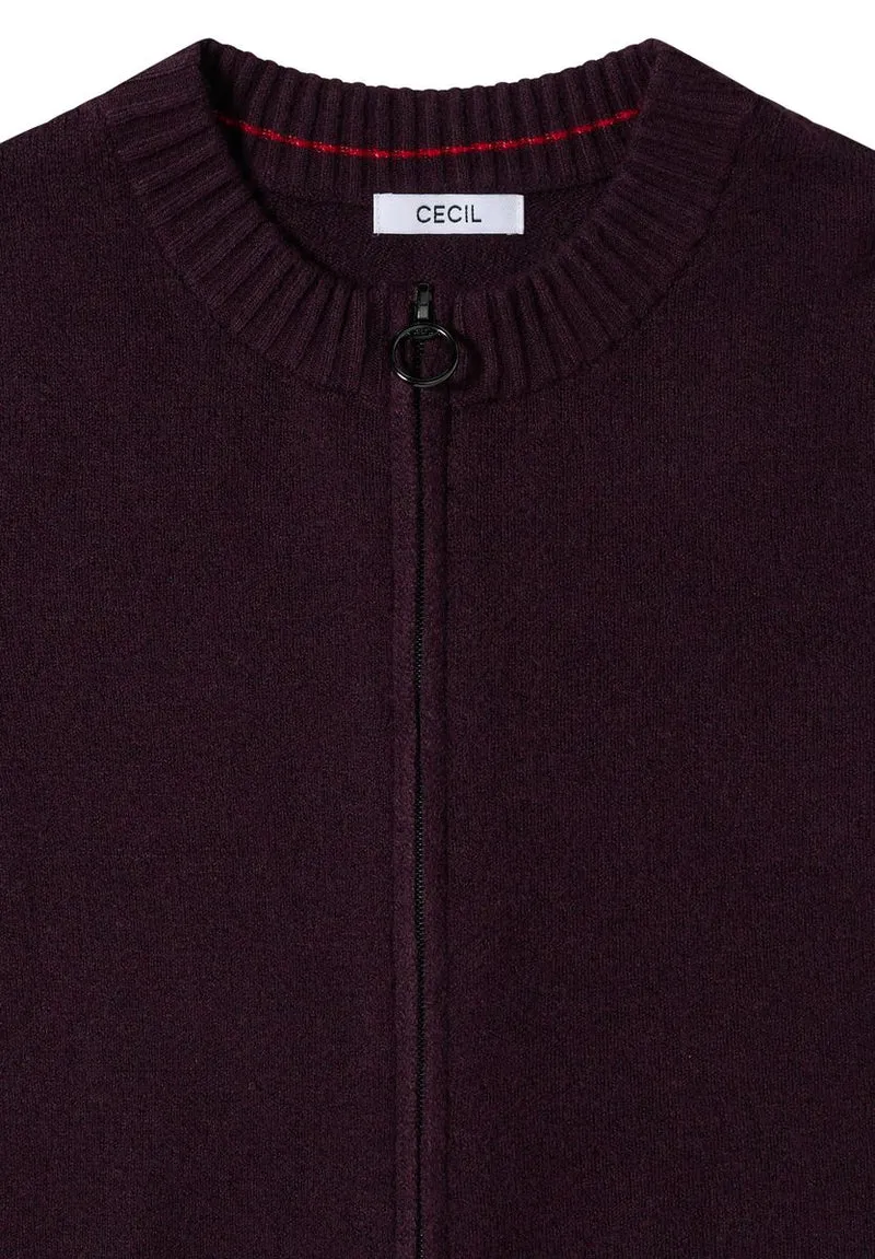 Cosy Cardigan mit Zipper