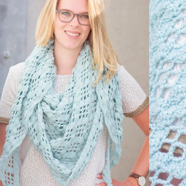 Häkelanleitung für das Stylecraft-Umschlagtuch (digital)