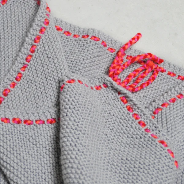 Strickanleitung für eine Merino-Aran-Babydecke