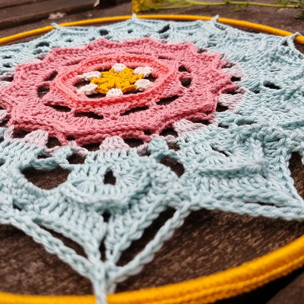 Häkelanleitung „Dageraad Mandala“ (digital)