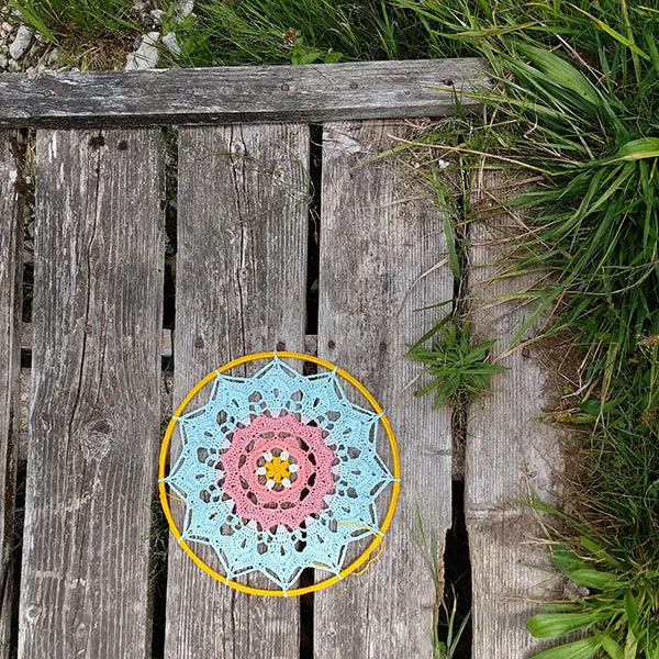 Häkelanleitung „Dageraad Mandala“ (digital)