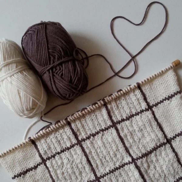 Strickanleitung „Geometrisches Kissen – rechteckig“ (digital)