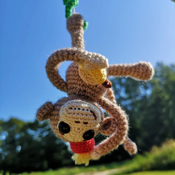 Häkelanleitung „Monkey Madness“ – Baby-Mobile (digital)