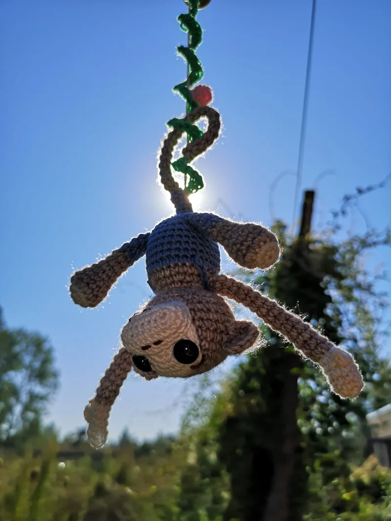 Häkelanleitung „Monkey Madness“ – Baby-Mobile (digital)