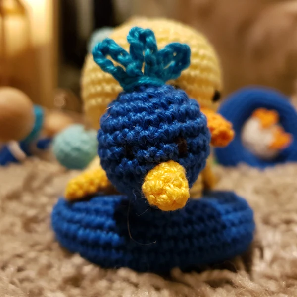 Häkelanleitung „Enten“ für ein Baby-Mobile (digital)