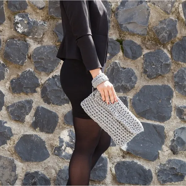 Häkelanleitung „RibbonXL Clutch“ (digital)