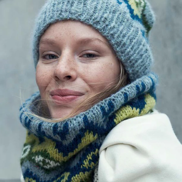 Strickanleitung „Brigitte“ – Mütze & Schals (digital)
