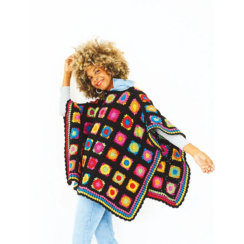 Stylecraft MAL Festival Poncho in DK