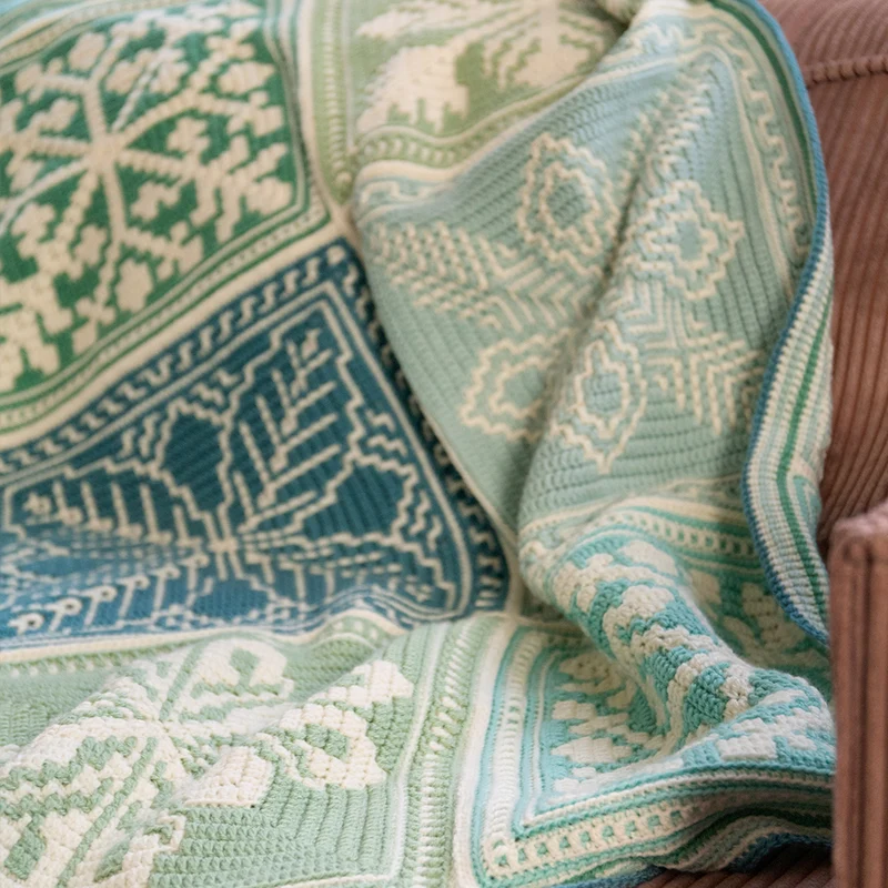 Floral CAL-Decke „Hortensia“ – Häkelpaket – CrazyCrochetCatlady