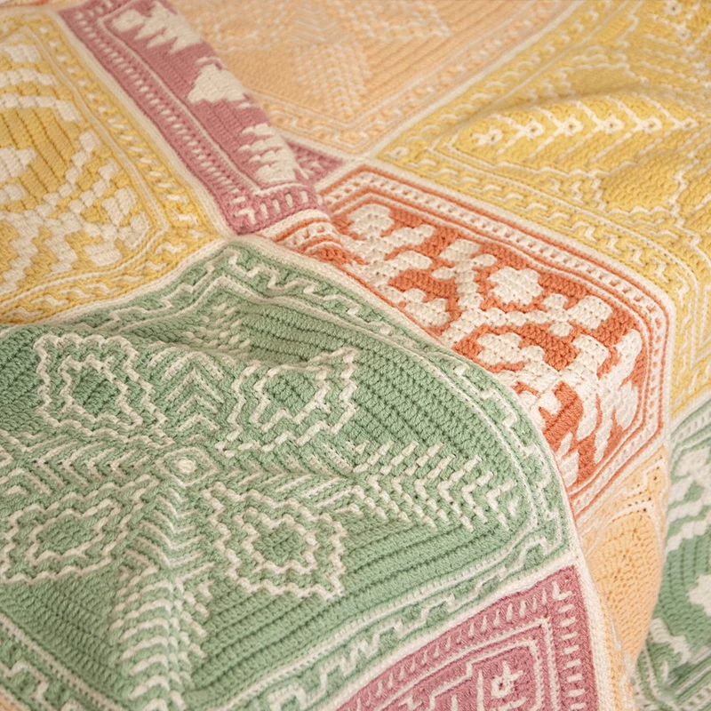 Floral CAL-Decke „Hortensia“ – Häkelpaket – CrazyCrochetCatlady