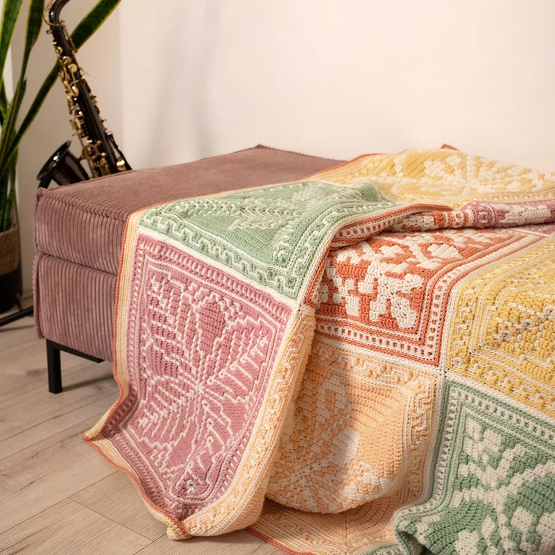 Floral CAL-Decke „Hortensia“ – Häkelpaket – CrazyCrochetCatlady