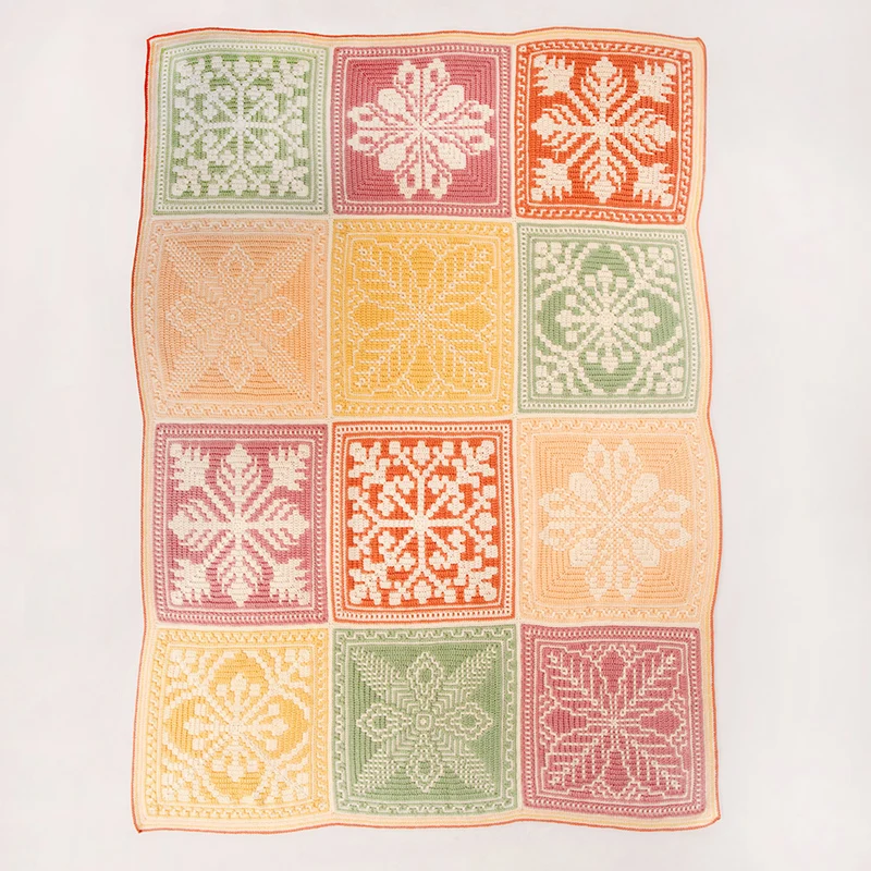 Floral CAL-Decke „Hortensia“ – Häkelpaket – CrazyCrochetCatlady