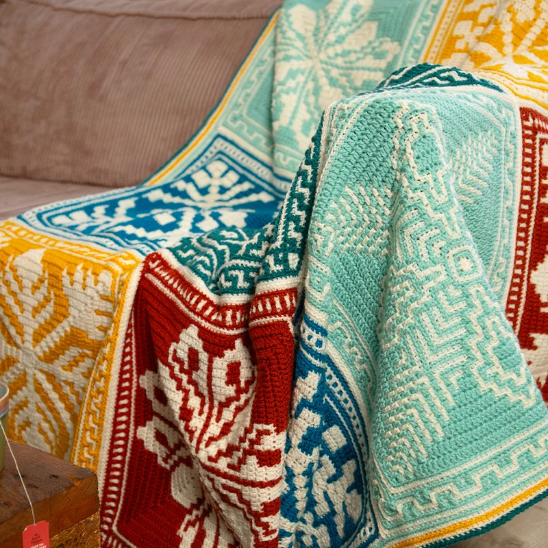 Floral CAL-Decke „Hortensia“ – Häkelpaket – CrazyCrochetCatlady