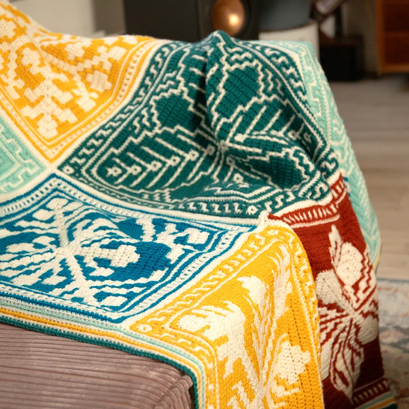 Floral CAL-Decke „Hortensia“ – Häkelpaket – CrazyCrochetCatlady