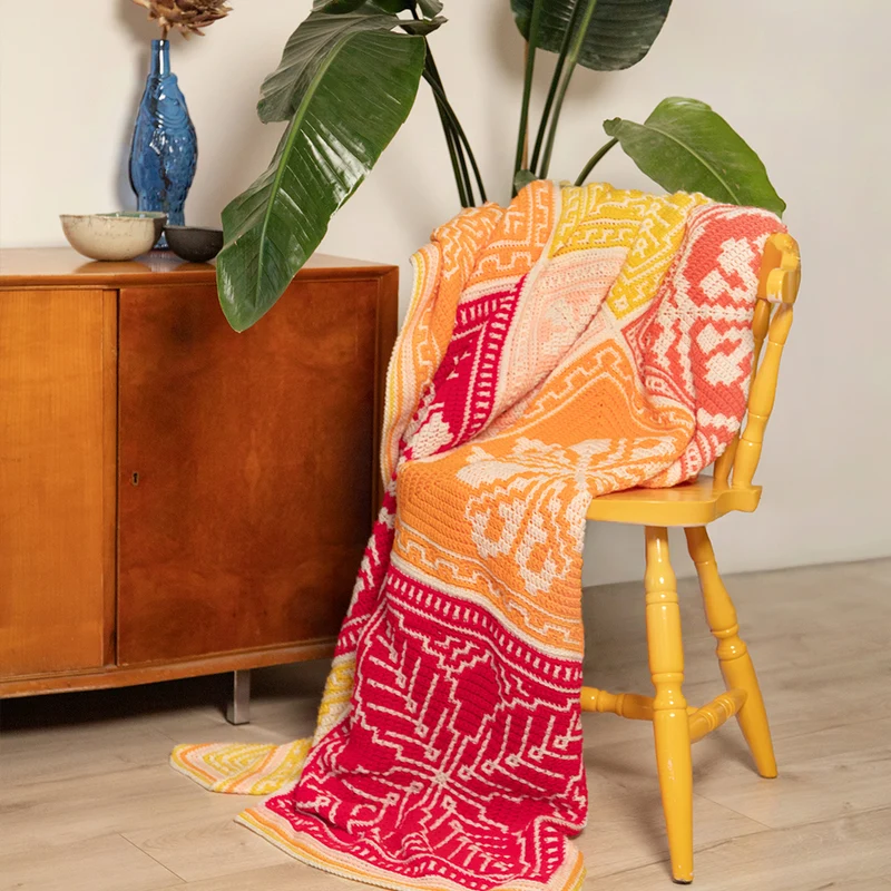 Floral CAL-Decke „Hortensia“ – Häkelpaket – CrazyCrochetCatlady