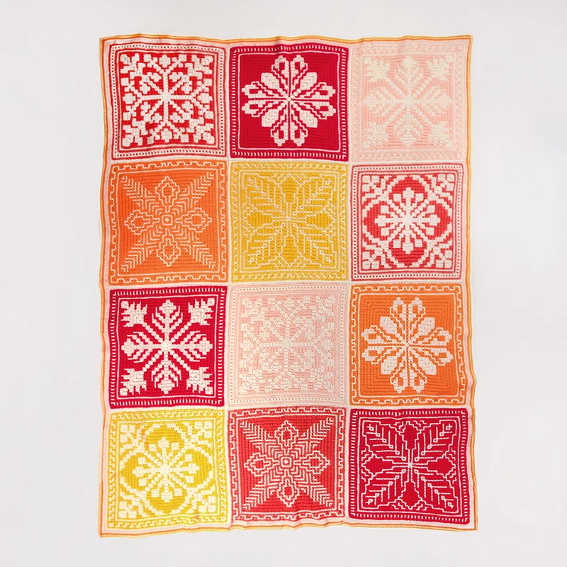 Floral CAL-Decke „Hortensia“ – Häkelpaket – CrazyCrochetCatlady