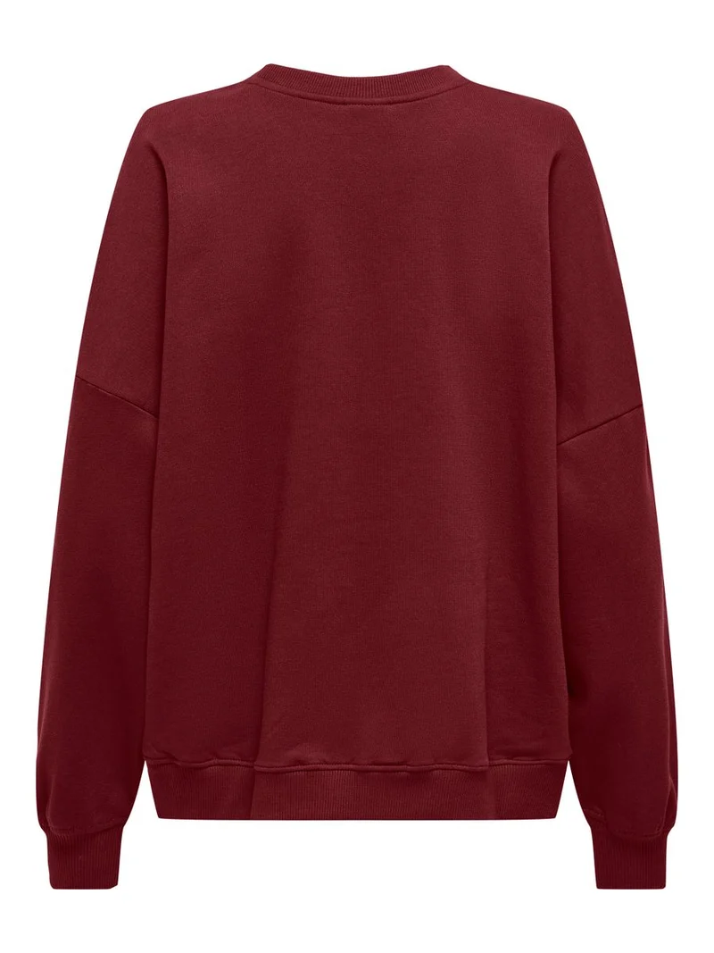 ONLBILA L/S BEAR O-NECK SWT