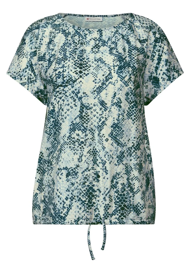 Materialmix Snake Shirt