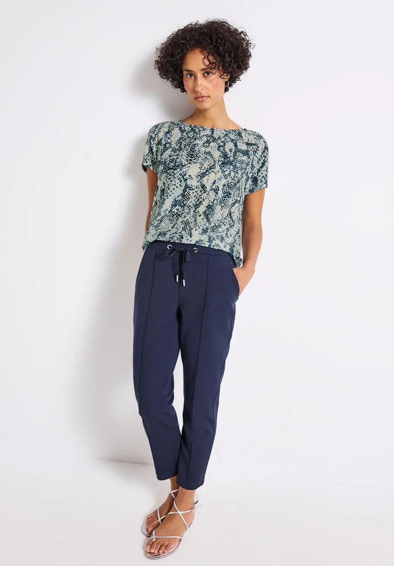 Materialmix Snake Shirt