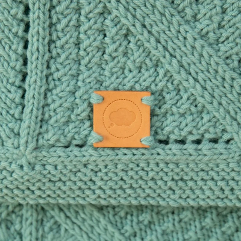 Baby-Traumdecke 8.0 „Happy“ – Strickpaket für eine Wiegedecke