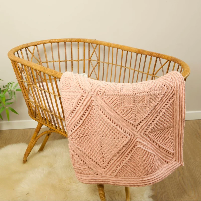 Baby-Traumdecke 8.0 – Joy – Häkelpaket für das Babybett