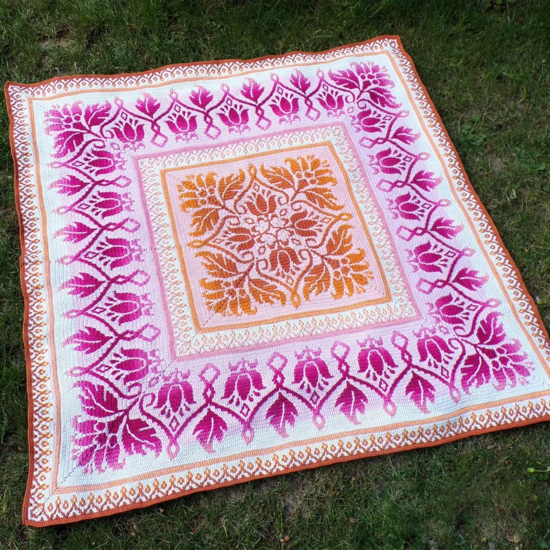 Scheepjes Petalique MAL Decke Cotton Whirl / Cotton Whirlette