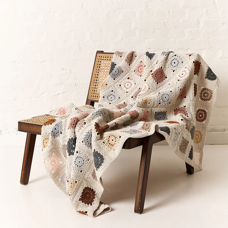 Knipmode – „Hip to be square“ – Decke – Häkelpaket