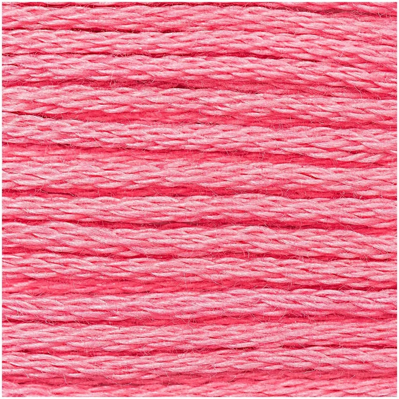 Rico Sticktwist Stickgarn 8 m 037 Rot