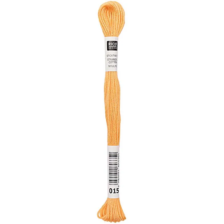 Rico Sticktwist Stickgarn 8 m 015 Orange