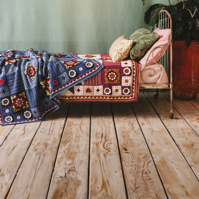 Crimson Dreams Blanket CAL Häkelpaket – Janie Crow
