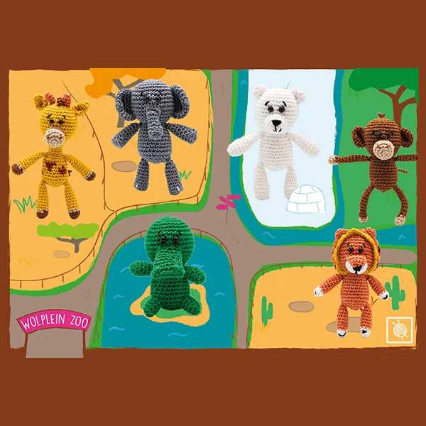 Zoo-Häkelpaket