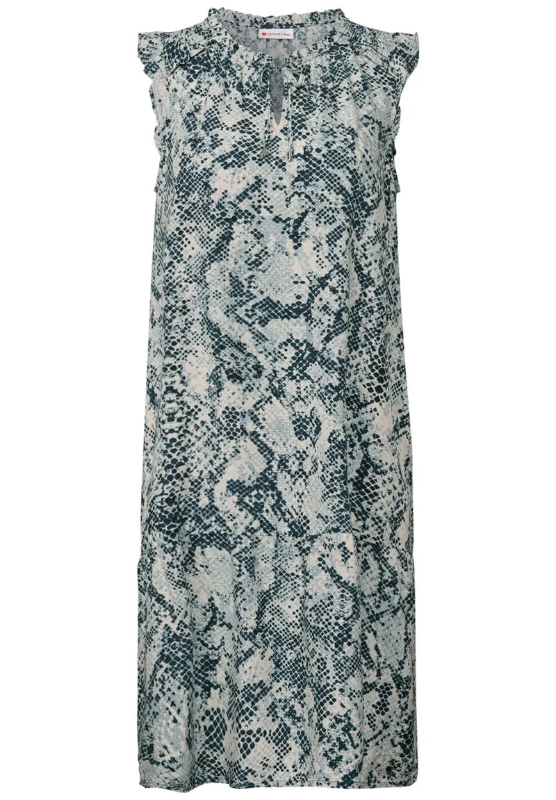 Snake Print Tunika-Kleid