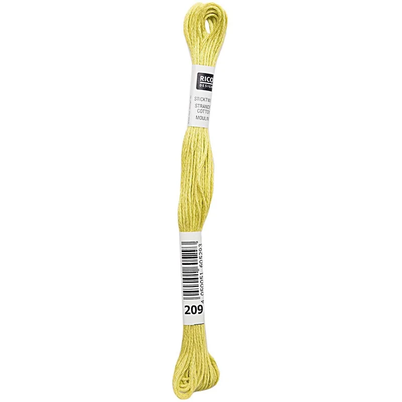 Rico Sticktwist Stickgarn 8 m 209 Olivgrün