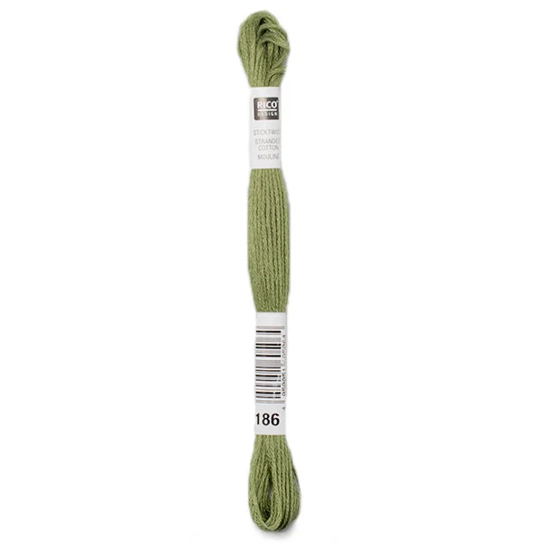 Rico Sticktwist Stickgarn 8 m 186 Khaki