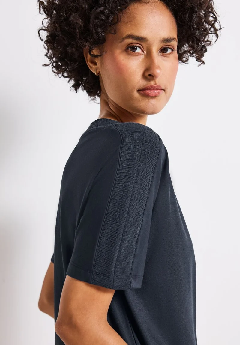 Shirt mit Strukturdetail